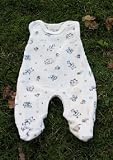 Engel Naturtextilien Frühchen Kleidung - Bio / Öko Baby Strampler Baumwolle Nicki Gr. 44