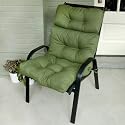Greendale Home Fashions Outdoor High Back Chair Cushion, Summerside