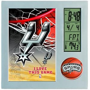 NBA San Antonio Spurs Digital Desk Clock