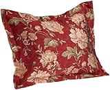 Stylemaster Emma Printed Floral Standard Matelasse Sham Crimson