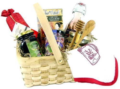 La Vie en Rose tea and sweets honey and jams gift basket by Raspberry Candy