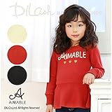 (エマーブル) AIMABLEぺプラムトレーナー/秋 ベビー キッズ 女の子 140 アイボリー
