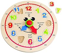 Hape - Happy Hour Clock - Time Learning Puzzle
