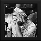 Sam Peckinpah Custom Framed 12x12 B&W Photo