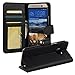 HTC One M9 Case, BUDDIBOX [Wallet Case] Premium PU Leather Wallet Case with [Kickstand] Card Holder and ID Slot for HTC One M9, (Black)