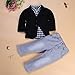 Elevin(TM)Kids Boys Business Suit+Shirt Tops+Trousers Children Clothes Outfits