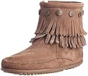 [レイビームス] Ray BEAMS MINNETONKA / ダブルフリンジ サイドジップ ブーツ