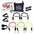 Bodylastics 13 pcs *MAX TENSION (134 lbs.) Quick-Clip Resistance Bands System with 5 D.G.S.anti-snap exercise tubes and Heavy Duty components