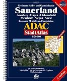 ADAC StadtAtlas Sauerland 1:20.000 Arnsberg, Hagen, L&uuml;denscheid, Meschede, Siegen, Soest: Arnsberg, Hagen, L&uuml;denscheid, Meschede, Siegen, Soest - .. - 71 St&auml;dte und Gemeinden - 1:20000 - GPS-genau - ADAC Kartografie
