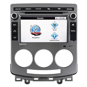 Lowest price for  Koolertron For Old Mazda 5 2005-2010 Multimedia In-dash Car DVD GPS Navigation Player Sat Nav 7 Inch Digital Touchscreen With Steering Wheel Control tooth iPod RDS CDC AUX video audio