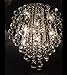 5-Lights Classic Flush Mount Crystal Chandelier Art Decor Ceiling Fixture of Ella Fashion