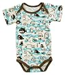 Organic Bodysuit SS Scary Fish