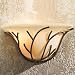 Grand River Lodge Copper Vine Bowl Wall Sconce (Weatherd copper)