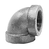 UPC 690291011870 product image for Elbow, 90 Deg, 3/8 In, NPT, Black Iron | upcitemdb.com