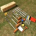 GIANT GARDEN GAMES: TOWNSEND CROQUET SET (BOXED)