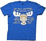 National Lampoons Christmas Vacation Moose Mug Blue Adult T-Shirt