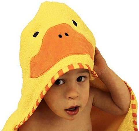 SOFT Hooded Baby Towel - Extra Plush and Gentle for Your Baby or Toddler, Cute Design, 100% Quality Terry Cotton, Great Baby Gift Idea Or Baby Registry Item!