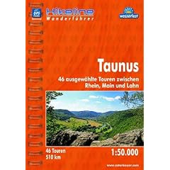 Hikeline Wanderf�hrer Taunus, 46 ausgew�hlte Touren zwischen Rhein, Main und Lahn, Wanderf�hrer mit Karte 1:50.000, wasserfest und rei�fest, GPS-Tracks zum Download