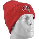 NFL Men's End Zone Cuffed Knit Hat - K010Z (Tampa Bay Buccaneers, One Size Fits All)