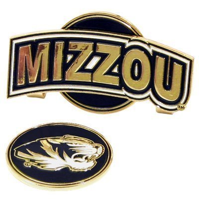 Missouri Tigers Slider Hat Clip W/ Golf Ball Marker - Ncaa College Athletics