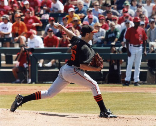 BARRY ZITO SAN FRANCISCO GIANTS 8X10 SPORTS ACTION PHOTO (L)