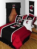 Miami Heat Queen Size Sidelines Collection Bedroom Set