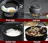 Evaporation Alcohol Stove Portable Mini Spirit Burner Hiking Camping Color Grey