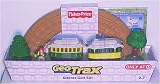 Geotrax Transportation Systems Exclusive Easter Basker with Green and Yellow Trains