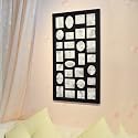 29-OPENING WOODEN WALL PHOTO FRAME (BLACK)