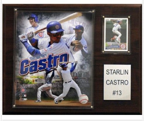 C & I Collectables 1215STCASTRO MLB Chicago Cubs Player Plaque