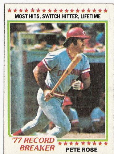 1978 Topps # 5 Pete Rose Cincinnati Reds Baseball Card