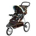 Safari Swivel Wheel Sport Single Stroller - Blue/ Chocolate