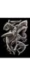 Holographic Engraving Sharks