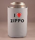 Custom Beverage Can / Bottle Cover (Coolie) with I Love Zippo