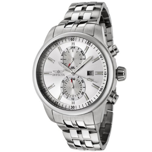 Invicta Men's 0248 II Collection Silver Dial Stainless Steel Watch