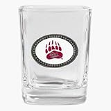 Montana Grizzlies Logo Square Shot Glass (Set of Four)