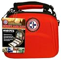 Total Resources International 250-Piece Outdoor First Aid Kit in Red EVA Case