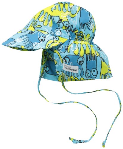 Flap Happy Baby-Boys Infant UPF 50+ Original Flap Hat with Ties