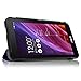 Infiland Tri-Fold Ultra Slim Shell Leather Case Fit Stand Cover For ASUS MeMO Pad 7 ME170CX / ASUS MeMO Pad 7 ME170C / ASUS Fonepad 7 FE170CG 7-Inch Tablet, Navy