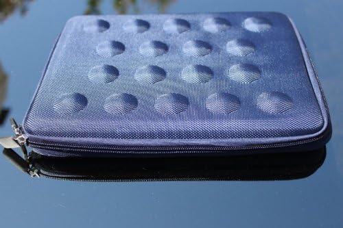 M&C (Blue) Hard Shell EVA Carrying Case Cover for Arrive 9.7" Cube U19GT IPS Android 4.0 dual core tablet pc RK3066 1.6GHz 16GB Dual Camera tooth WIFI HDMI + a Mini Stylus Pen