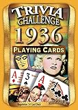 1936 Trivia Playing Cards 80th Birthday or 80th Anniversary Gift