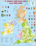Jigsaw Map of Counties of Great Britain and Ireland
