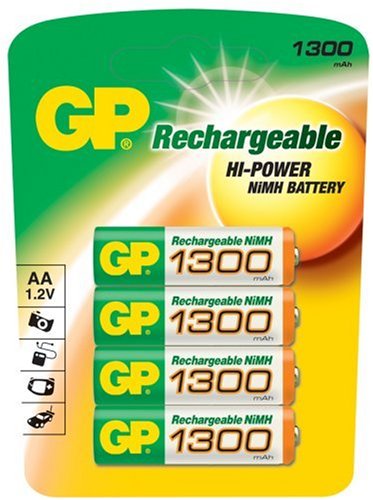 GP Akku (AA, Mignon, HR 06, NiMH, 1,2V, 1300 mAh) Preisvergleich