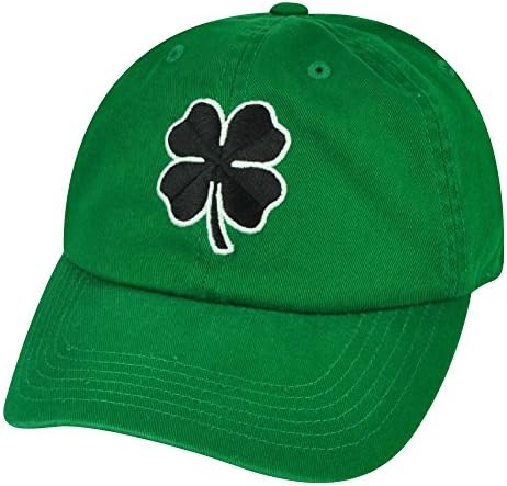 Womens Saint Patricks Day Lucky Clove Sun Buckle Ireland Cotton Green Hat Cap