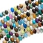 Gemstone Bead Lot Mix 8mm Rondelle Beads/15 Inch Strand