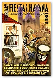 February Fiestas in Havana, 1937 by Anonymous 26"x17.125" Art Print Poster