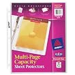 Avery Diamond Clear Multi-Page Capacity Sheet Protectors, Acid Free, Pack of 25 (74171)
