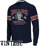 Reebok Chicago Bears Vintage Applique Long Sleeve T-Shirt Medium