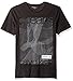 Calvin Klein Jeans Men's Short Sleeve Net Design Ck Logo Crew Neck T-Shirt
