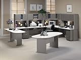 Series A / Advantage in Pewter Package 1 - Bush Office Furniture